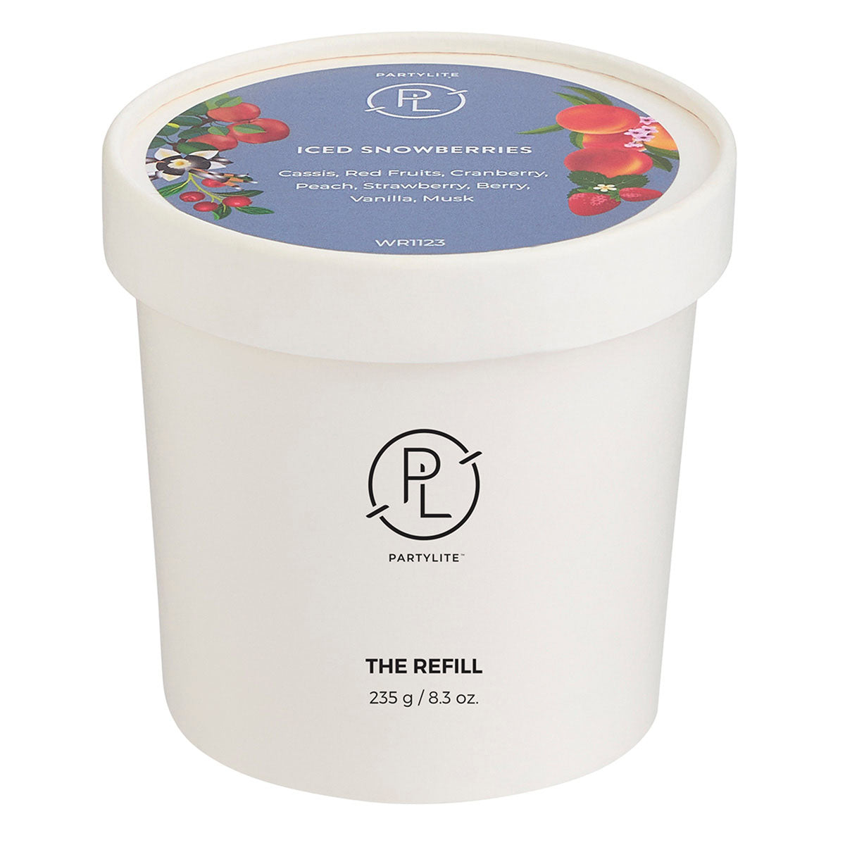 Iced Snowberries Wax refill against a white background