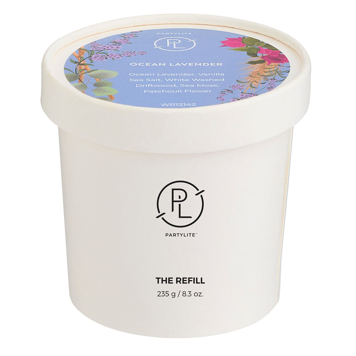 Ocean Lavender Wax refill against a white background.