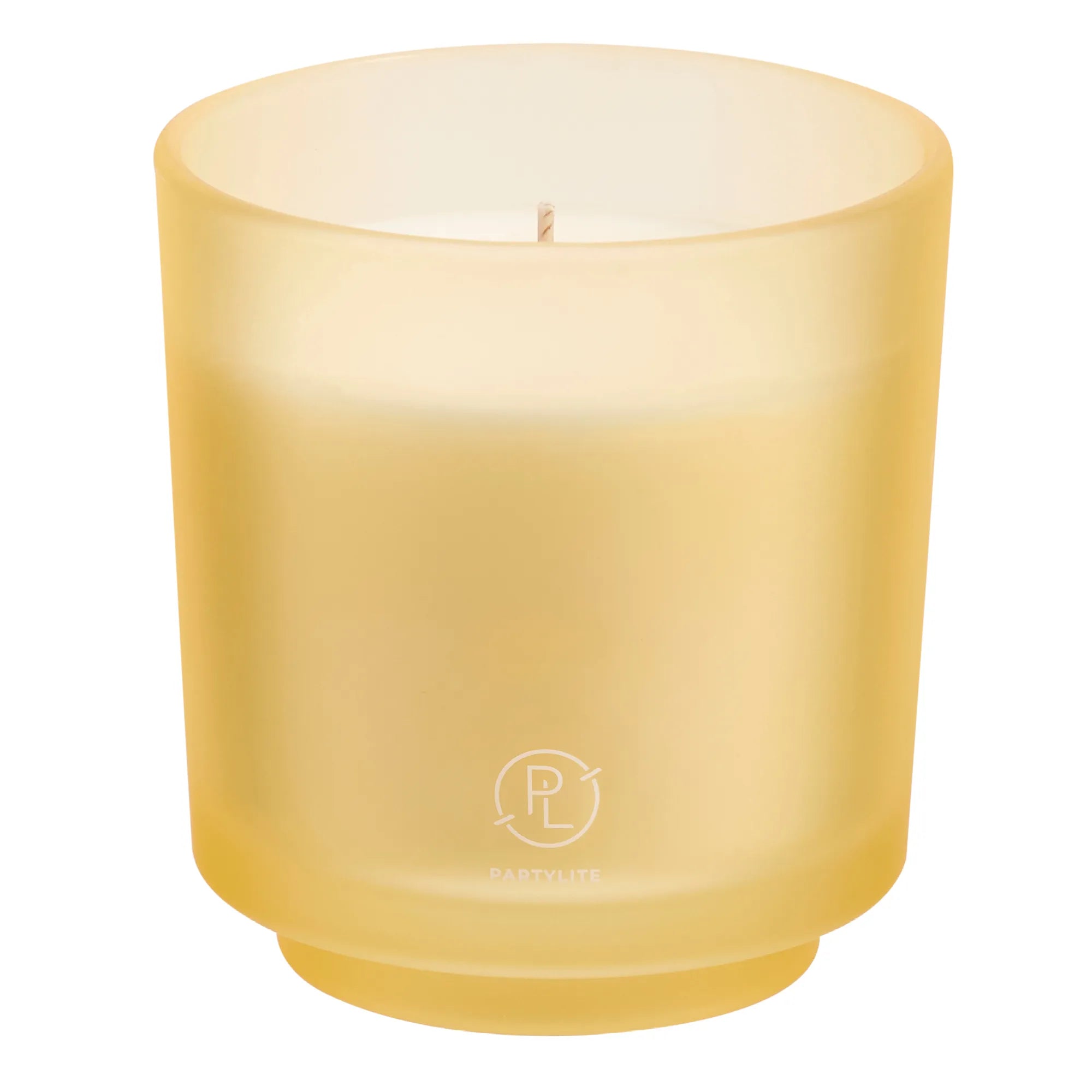 Coastal Amber & Shea Refillable Jar candle shown with a white background