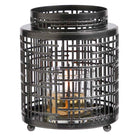 Geometric Tealight/Votive Holder with a white background