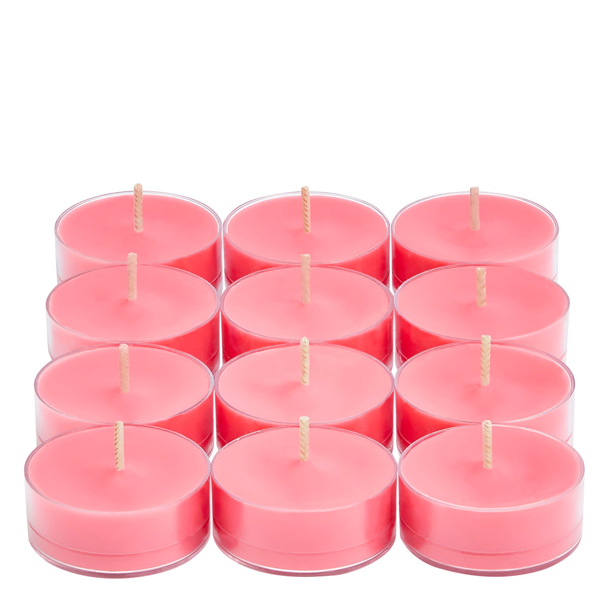 Beachside Tiare Dozen Tealights shown with a white background