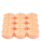Grapefruit Peach Paloma Dozen Tealights shown on a white background