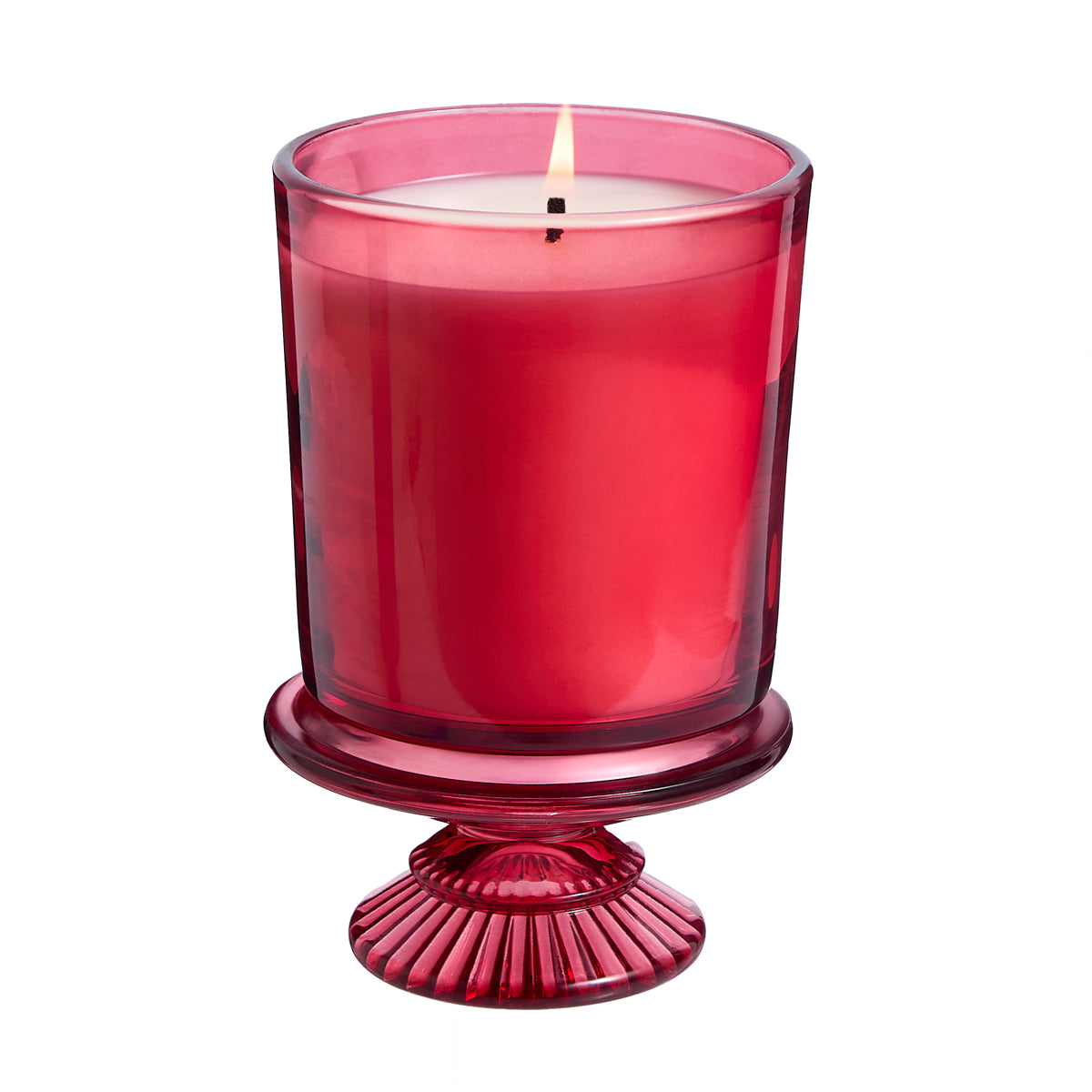 Garden Party Specialty Jar Candle shown lit against a white background.