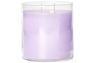 Geranium Citronella 2-wick jar candle on a transparent background