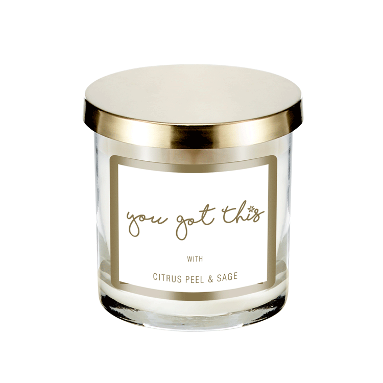 Inspirational Jar Candle Citrus Peel & Sage.