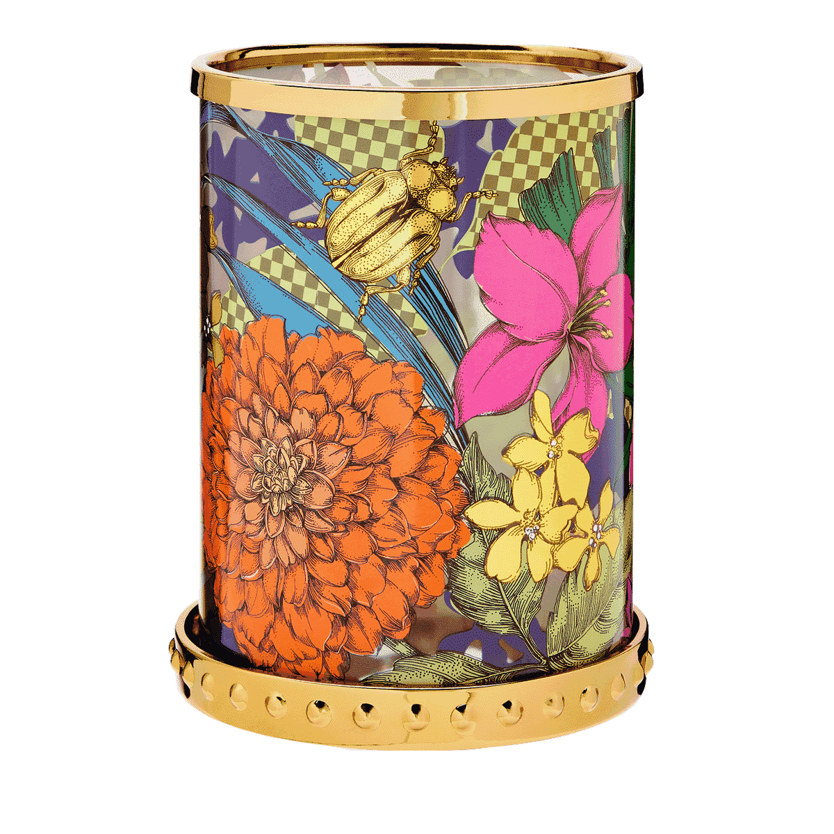Garden Couture Hurricane with colorful floral design.