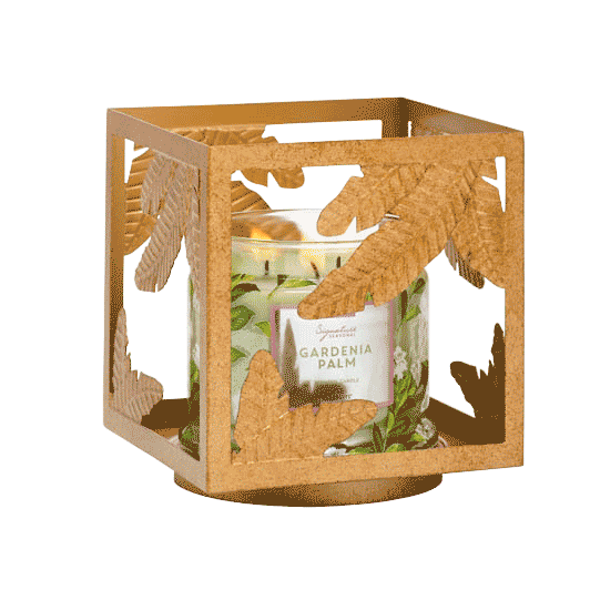 Golden Square Jar Holder - PartyLite US