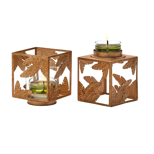 Golden Square Votive Pair - PartyLite US