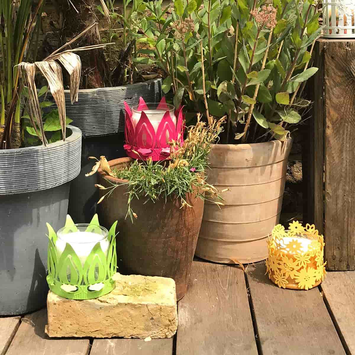 Lotus Jar Candle Holder - Pink - PartyLite US