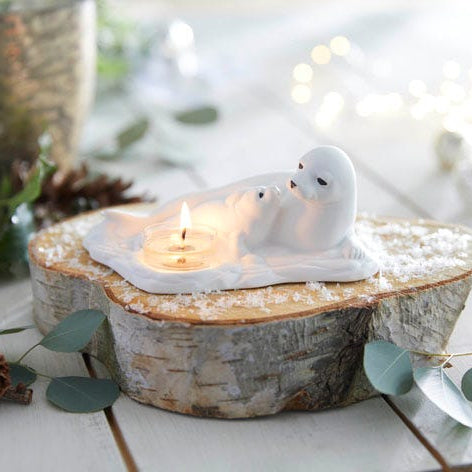 Nature's Wonders™ Arctic Love Tealight Holder - PartyLite US