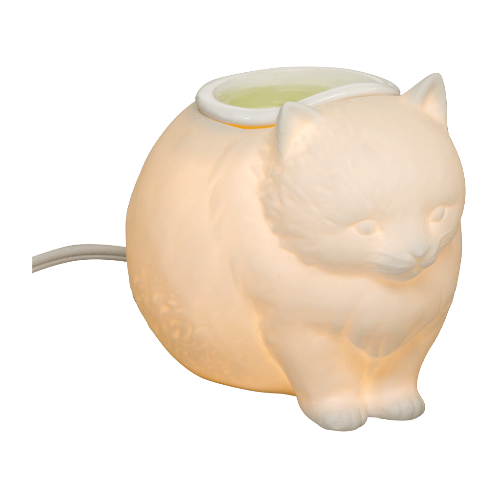 Kitty shaped Scentglow warmer.
