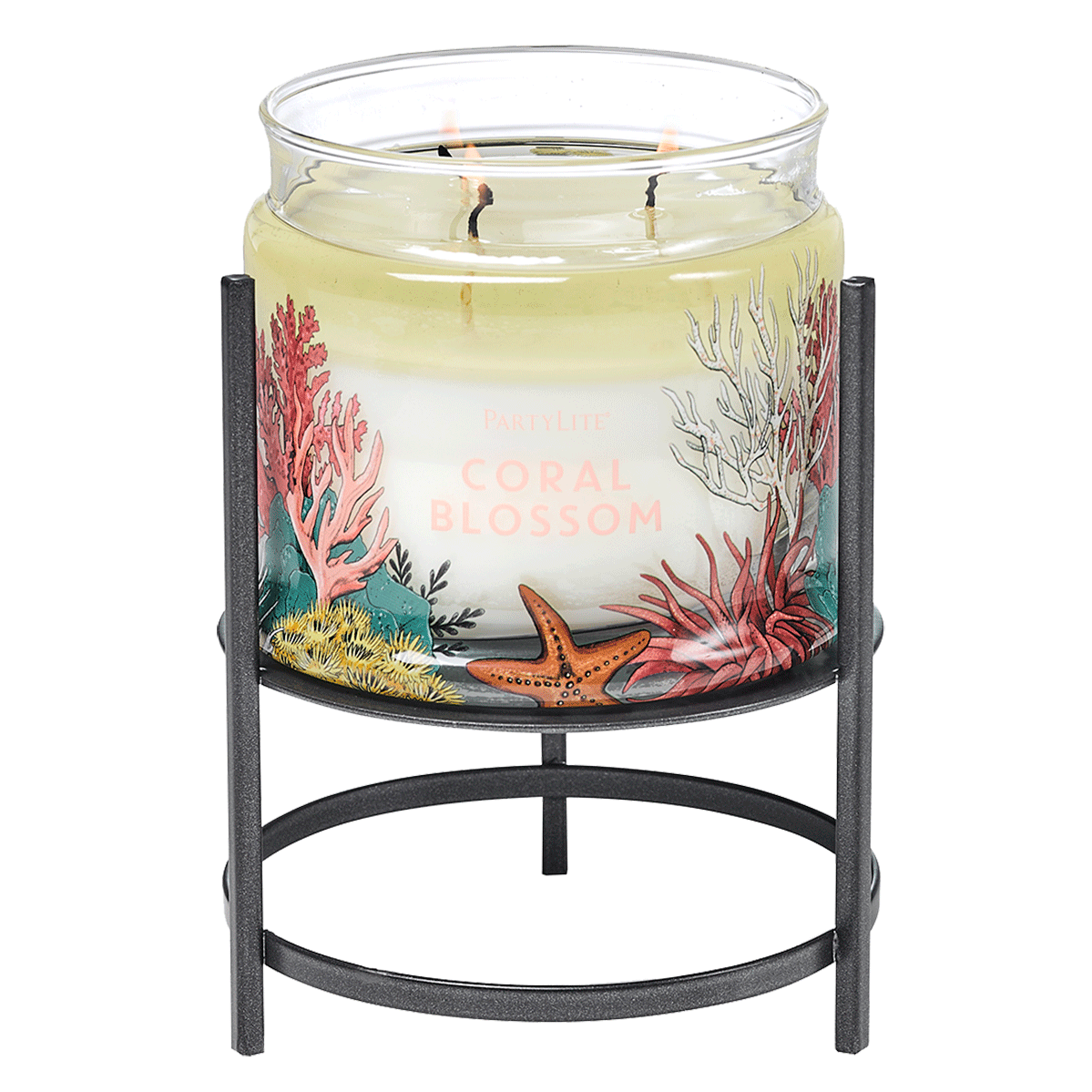 Slate Black Elevated Jar Candle Holder - PartyLite US