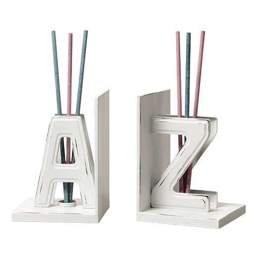 SmartScents by PartyLite‚™ Holder - A to Z Bookends - PartyLite US