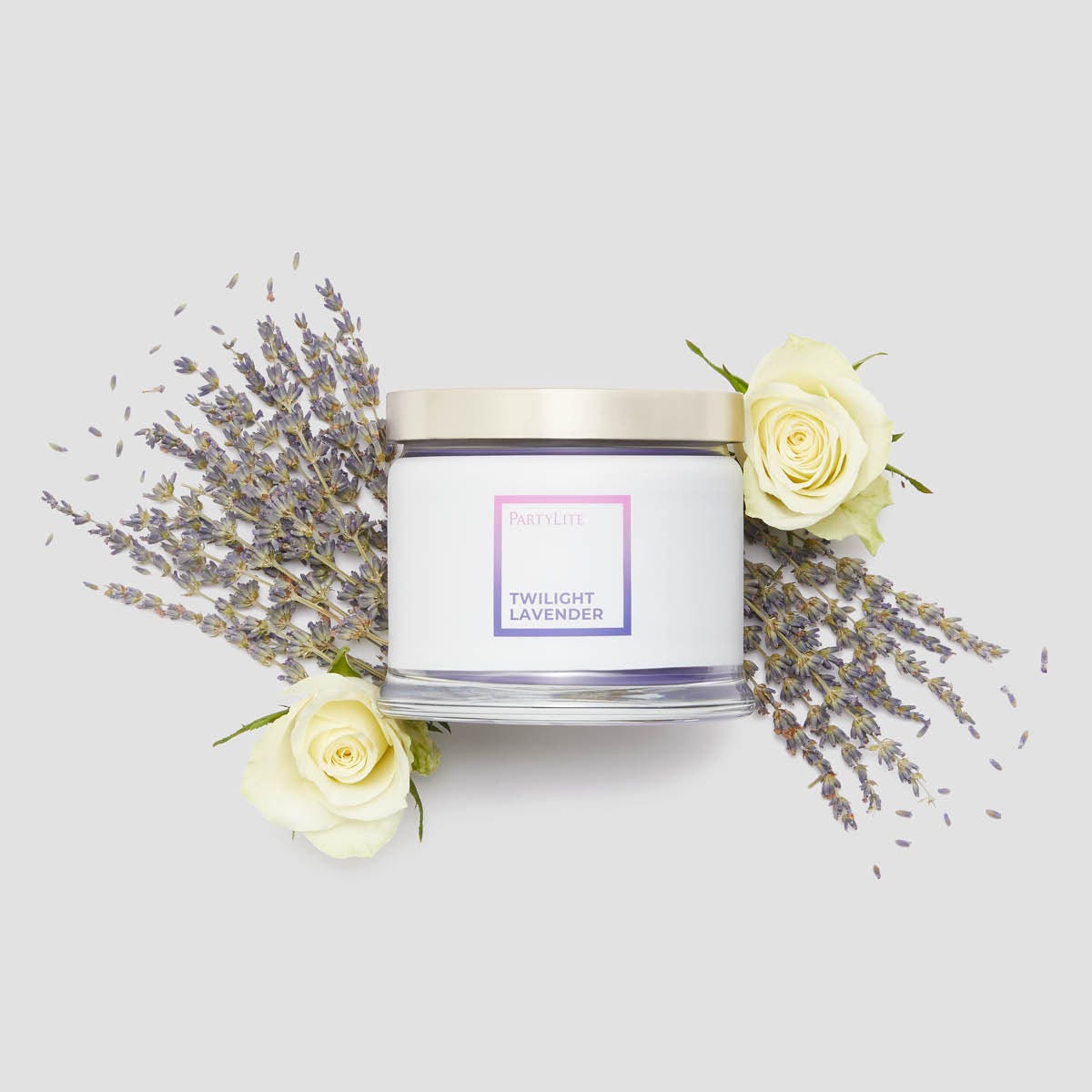 Twilight Lavender 3-Wick Jar Candle - PartyLite US