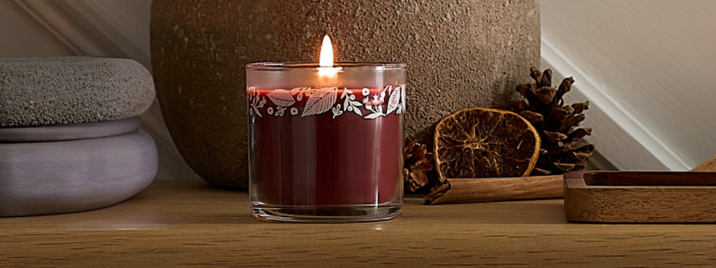 Fall Candles and Candle Holders