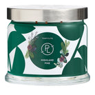 Highland Pine 3-wick Jar Candle against a white background.