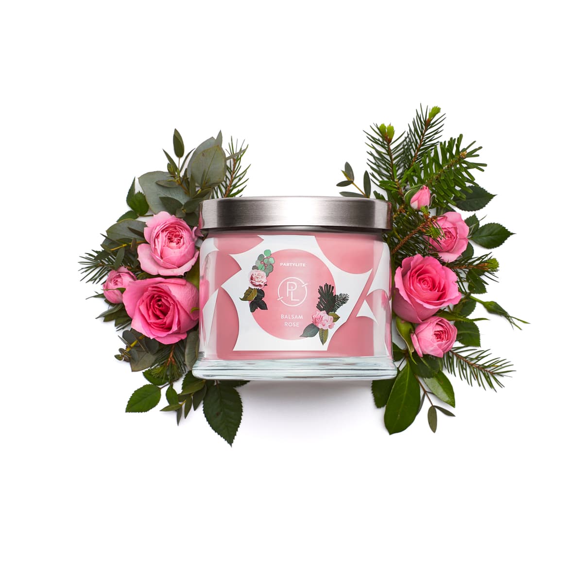 Balsam Rose 3-Wick Jar Candle | PartyLite – PartyLite US