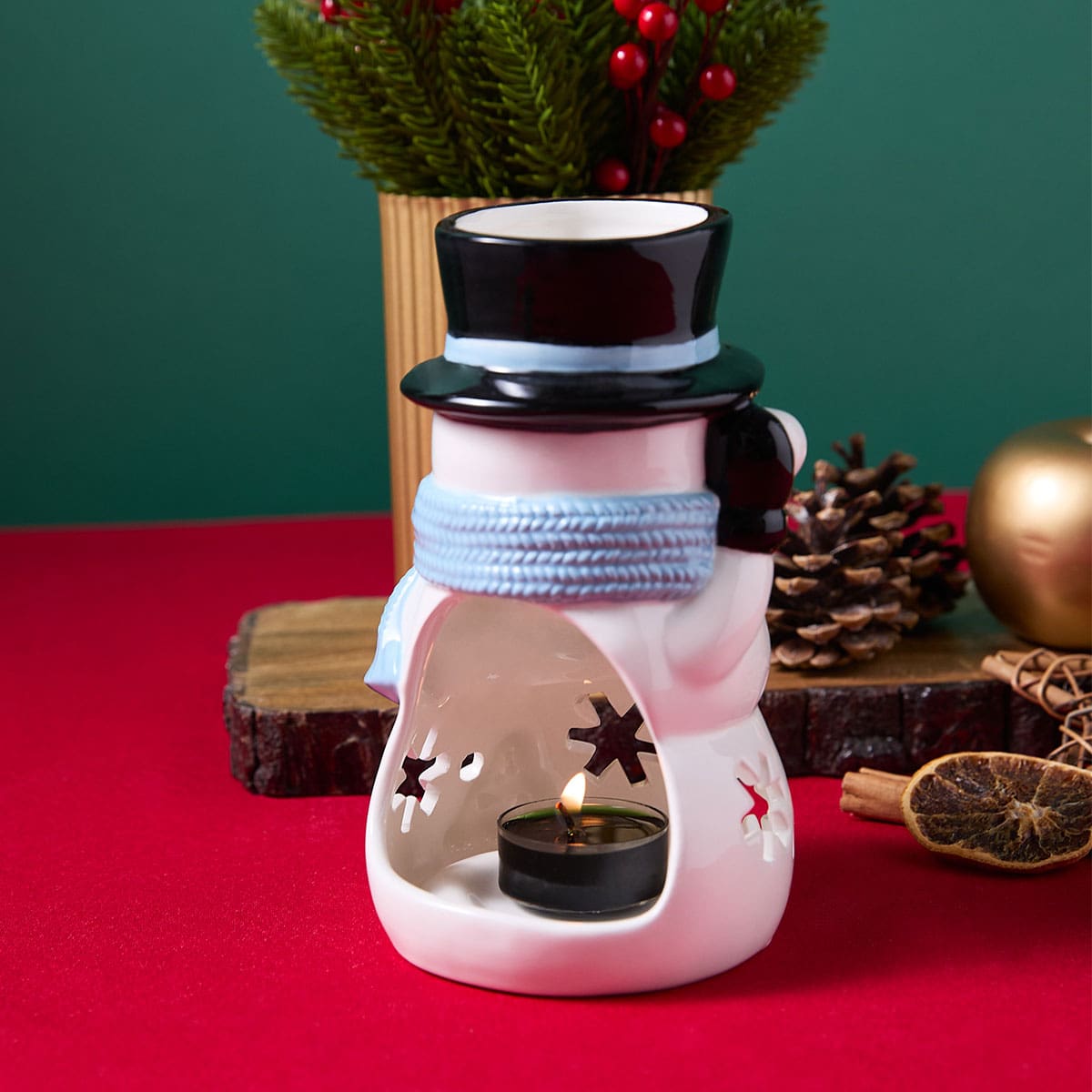 Winter Fun Snowman Tealight Holder | PartyLite – PartyLite US