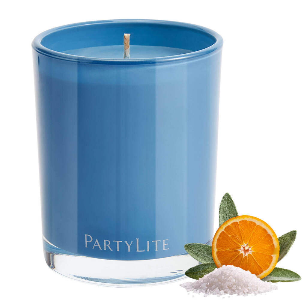 Sea Salt & Sage Escential™ Jar Candle | PartyLite US