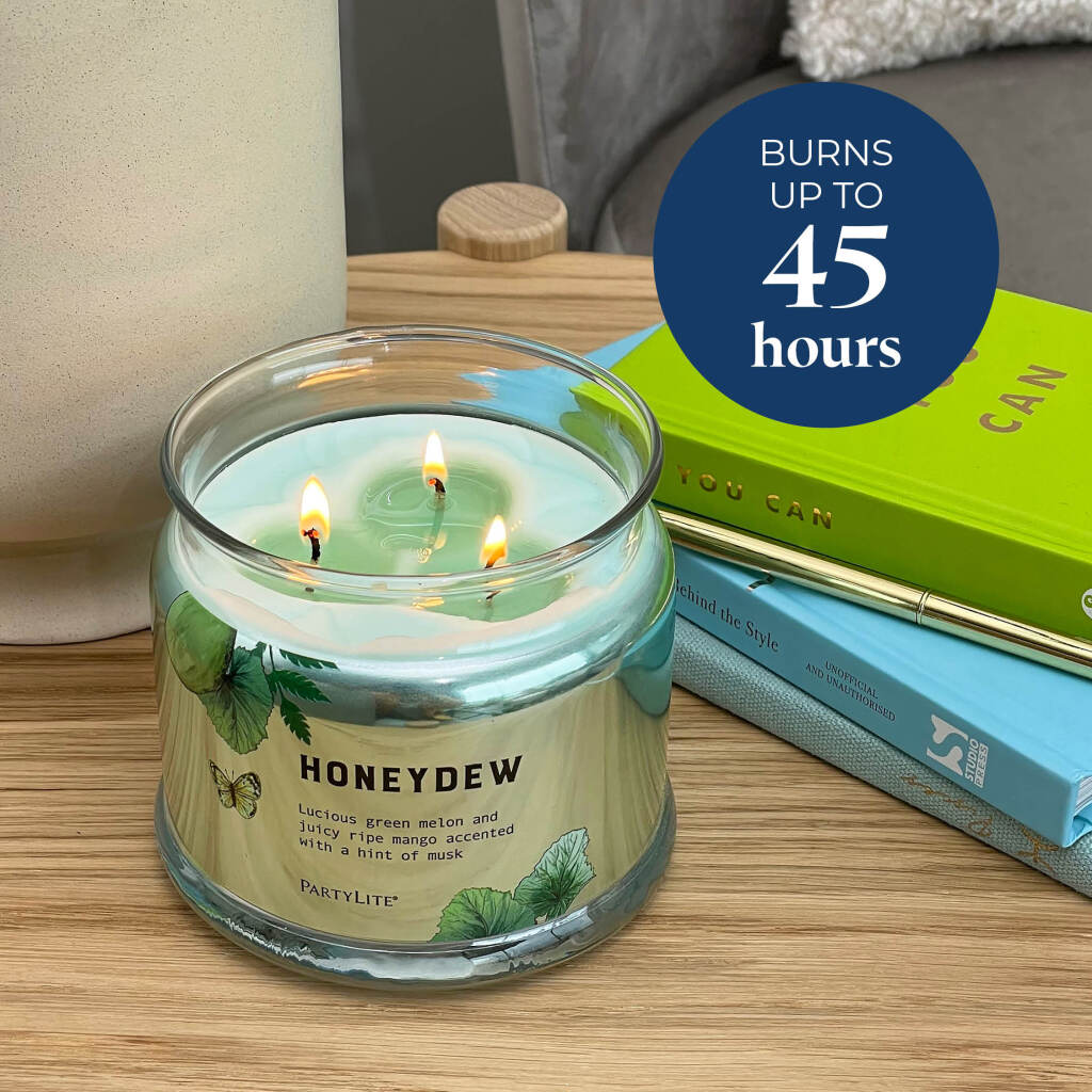 Honeydew 3-Wick Jar Candle | PartyLite US