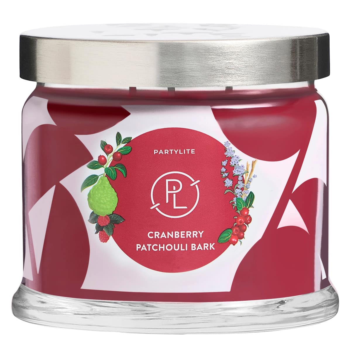 Cranberry Patchouli Bark 3-Wick Jar Candle | PartyLite – PartyLite US
