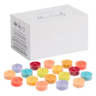 Summer Seasonal Miniscents 18-Piece Tealight Sampler on a white background
