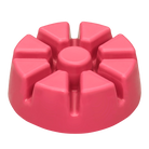 Apricot Amour wax melts on a transparent background