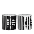 Monochrome Jar Candle pair in black and white colors.
