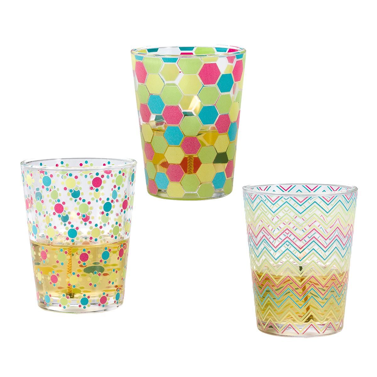 Glow-in-the-Dark Summer Fun Votive Holder Trio - PartyLite US