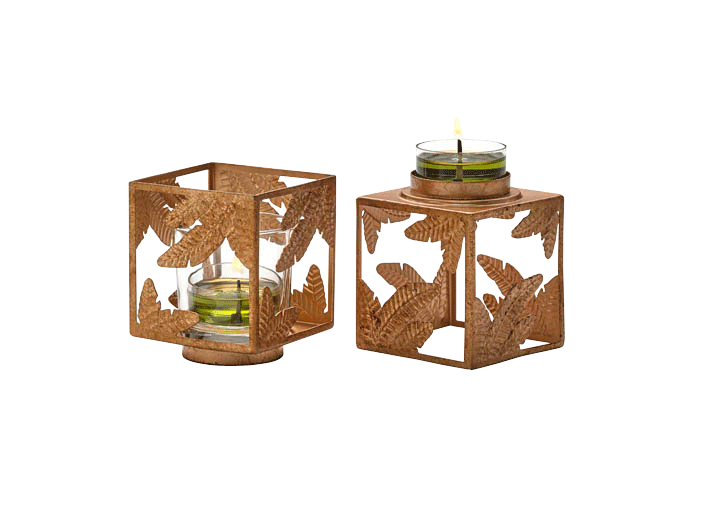 Golden Square Votive Pair - PartyLite US