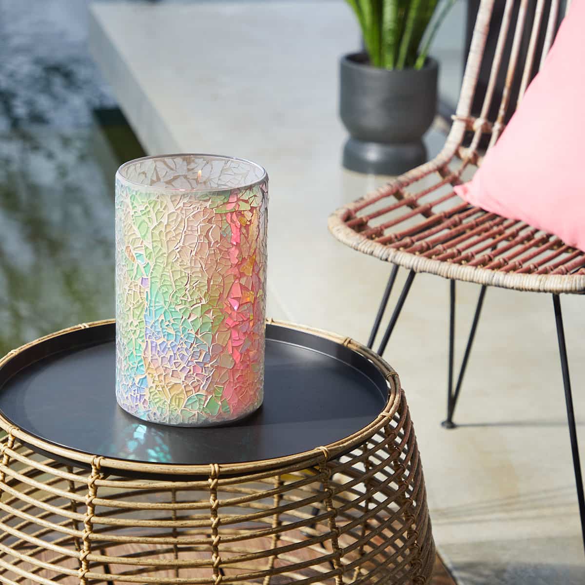 Iridescent Blush Hurricane - PartyLite US