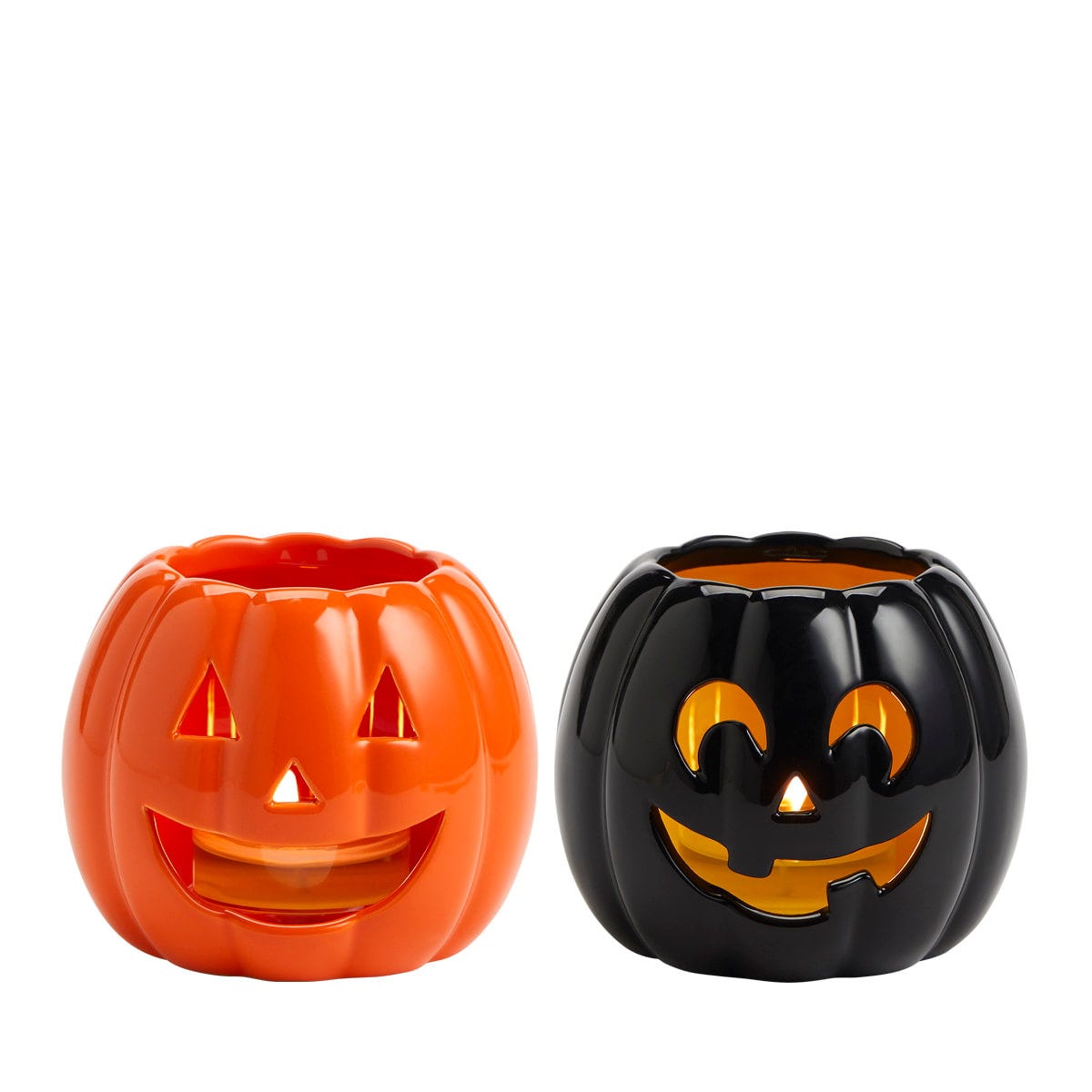 Jack-O'-Lantern Tealight Holder Pair Set - PartyLite US