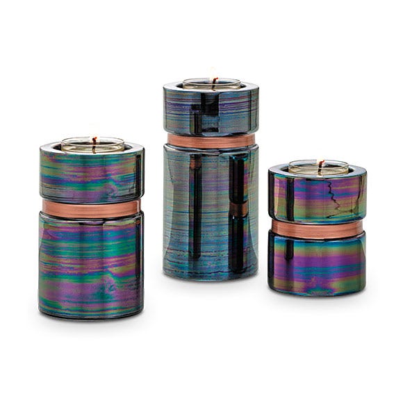 Lustrous Glaze Tealight Holder Trio - PartyLite US
