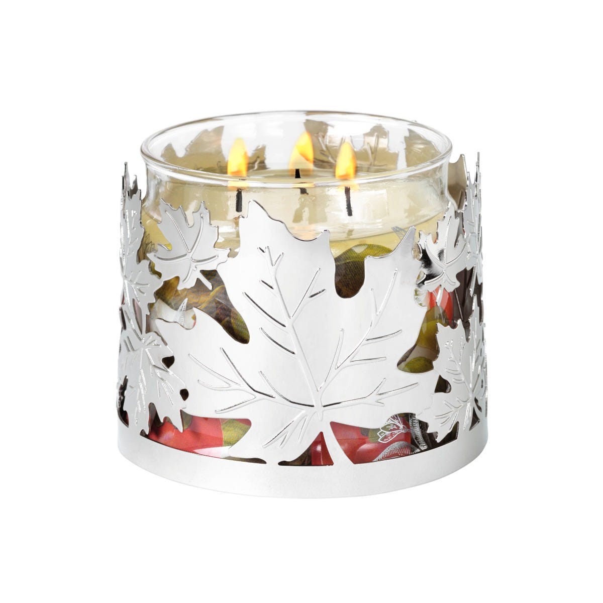 Maple Leaf Jar Candle Holder PartyLite US