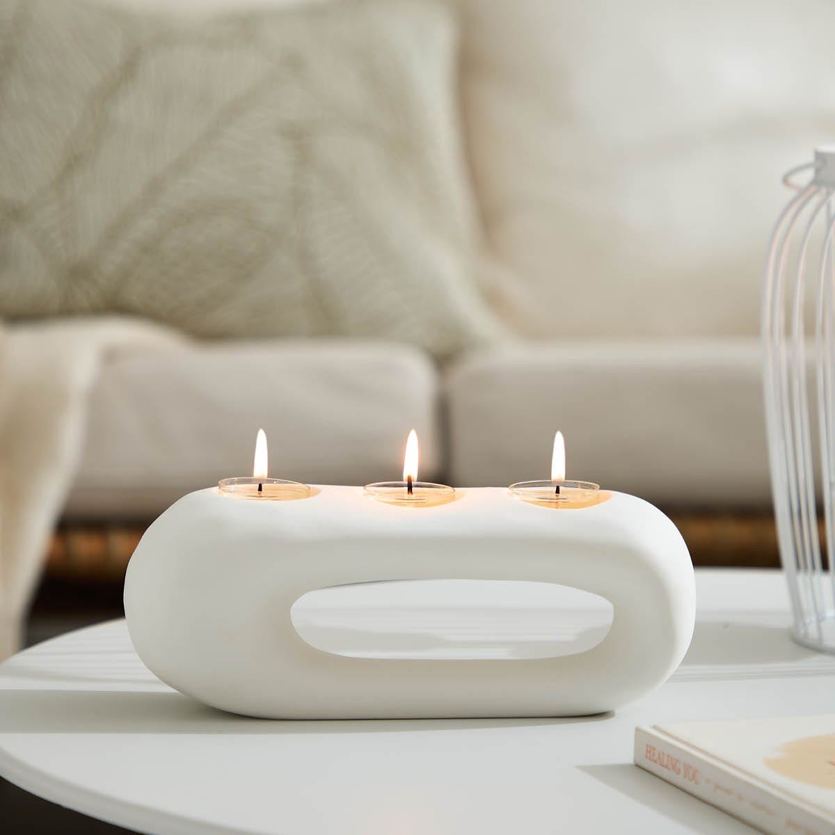 Modern Sculpt Tealight Centerpiece - PartyLite US