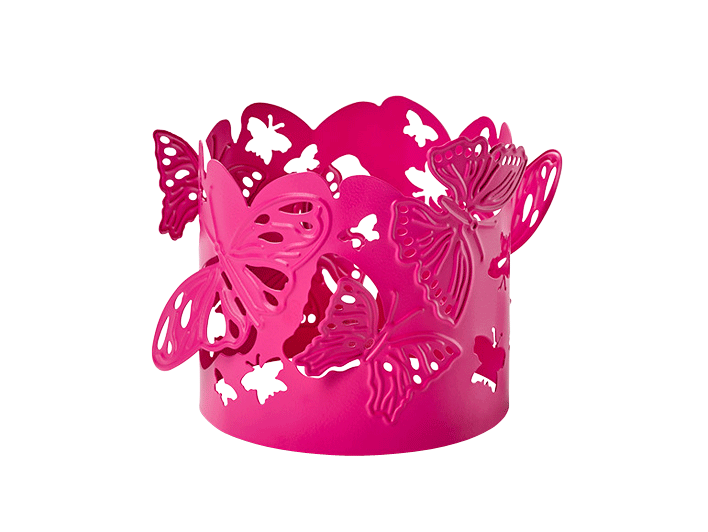 Pink Butterfly Jar Sleeve.