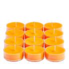 12 Ginger Saffron orange tealights.