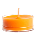 Ginger Saffron orange tealight.