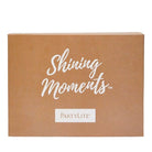 Tealight Sampler packaging, with Shining Moments written across it.