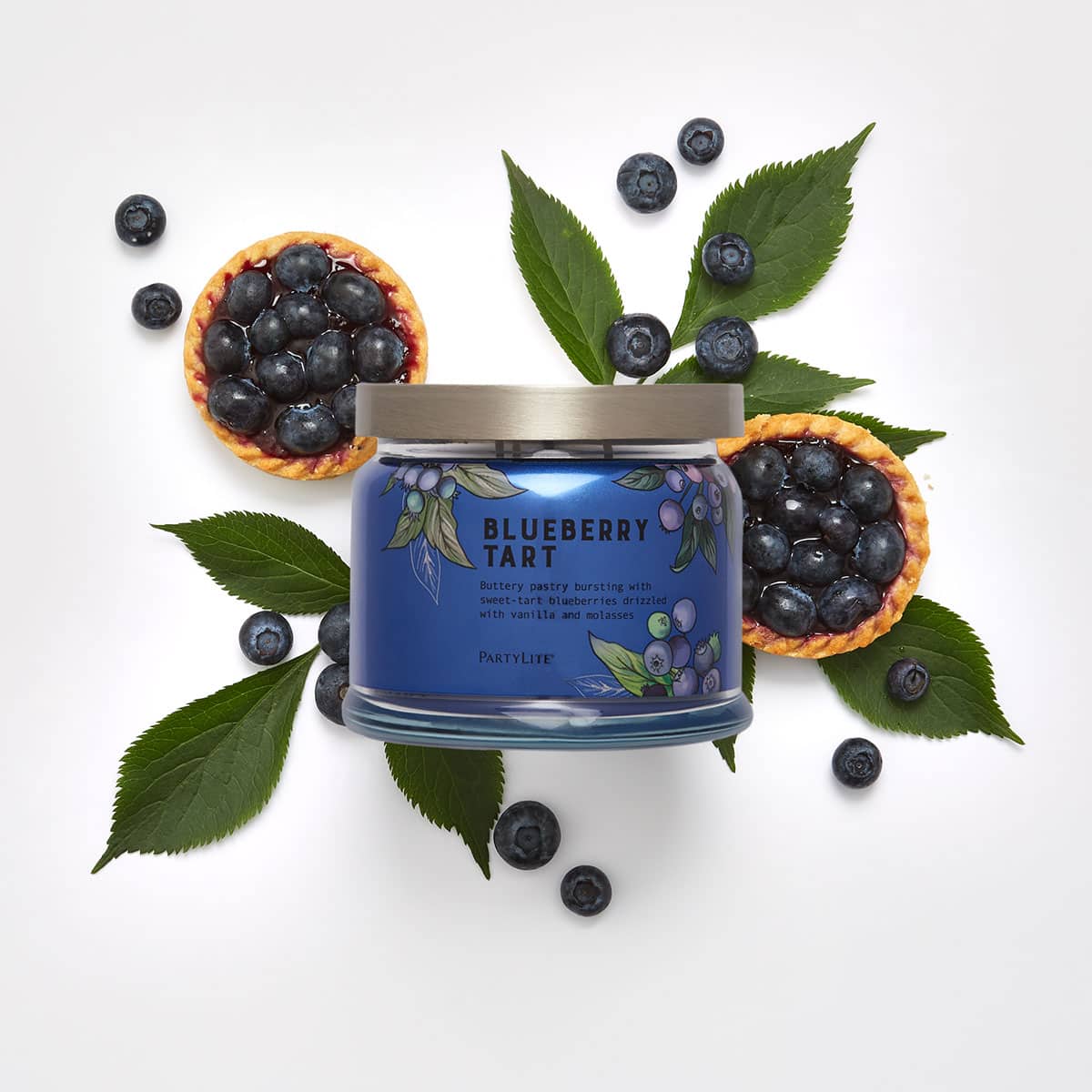 Blueberry Tart 3-Wick Jar Candle | PartyLite – PartyLite US