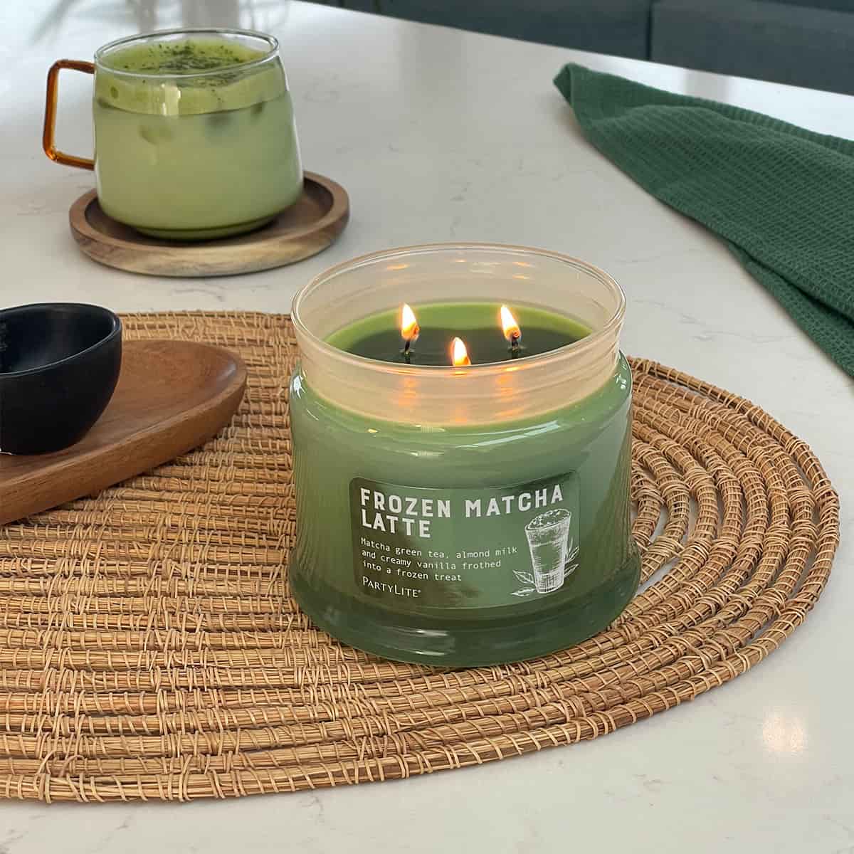 Frozen Matcha Latte 3-Wick Jar Candle | PartyLite US