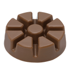 Coconut Teakwood wax melts on a transparent background