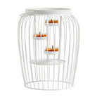 White Curved Lantern - PartyLite US
