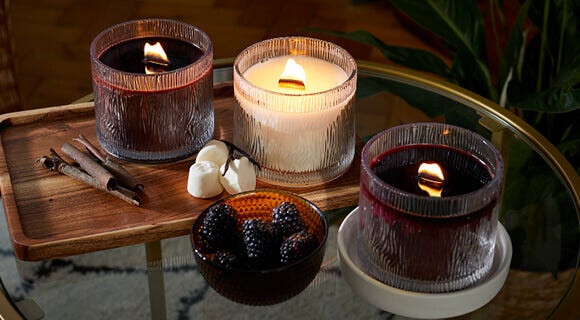 Partylite 24 WILD BLUEBERRY Tealights low ship 